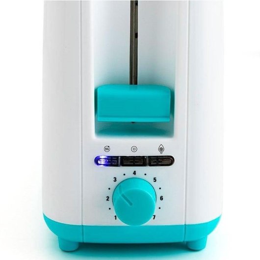 Tostador Dcook Gallery Ranura Larga 800W Blanco/Azul 7 Niveles