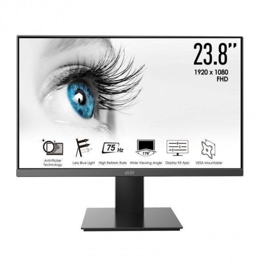Monitor MSI PRO MP241X 23.8" FullHD 75Hz VA Antirreflejo Tiempo respuesta 4 ms
