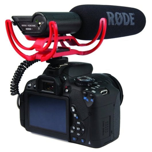 Microfono per fotocamera a condensatore Rode Videomic Rycote