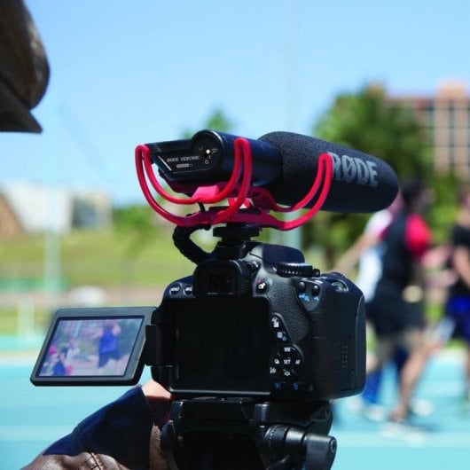 Microfone de câmera condensador Rode Videomic Rycote