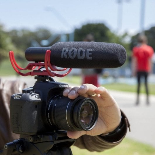 Microfono per fotocamera a condensatore Rode Videomic Rycote