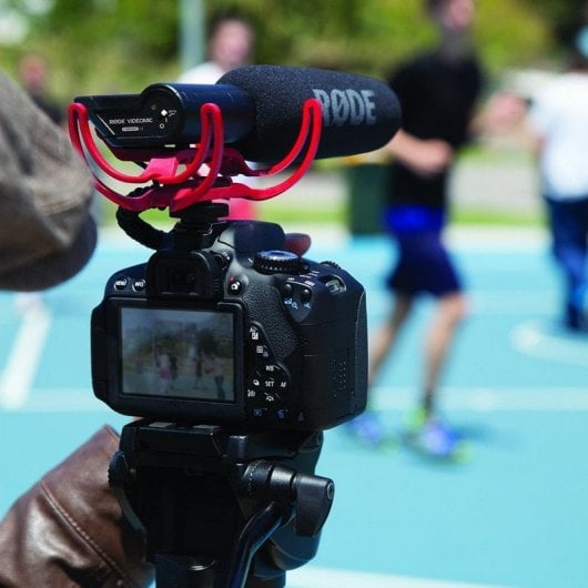 Microfone de câmera condensador Rode Videomic Rycote