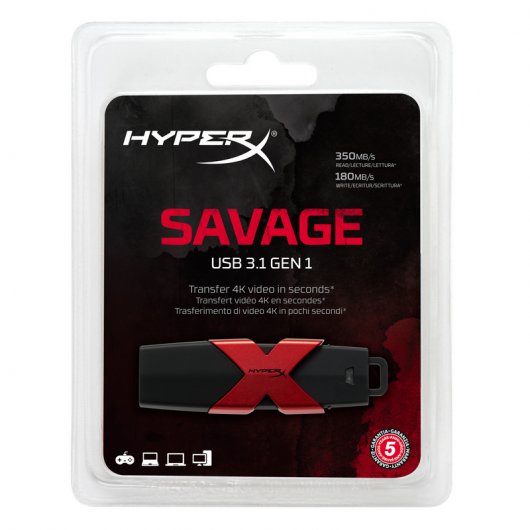 Kingston HyperX Savage 128GB USB 3.1 Gen1