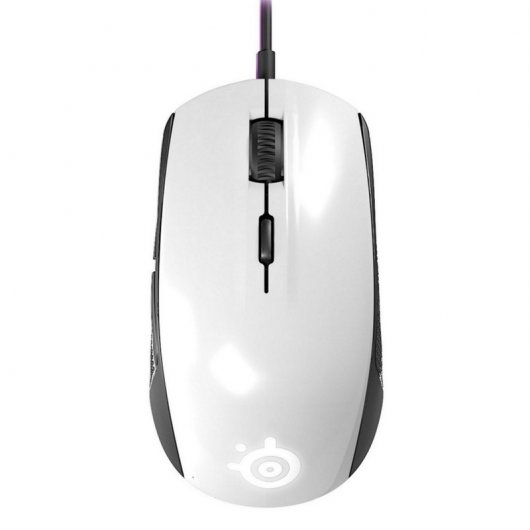 Steelseries Rival 100 Ratón Gaming RGB 4000 DPI Blanco