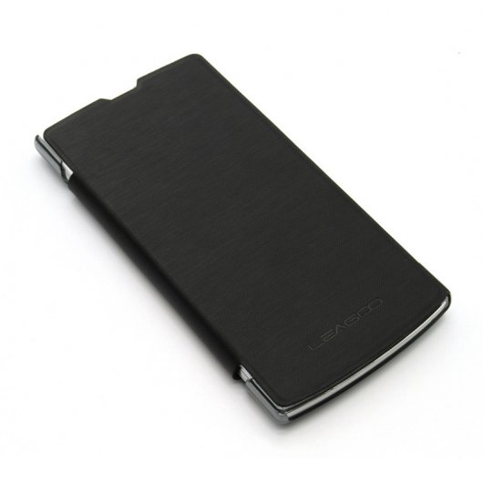 Leagoo Funda Flip Cover Negra para Lead 7