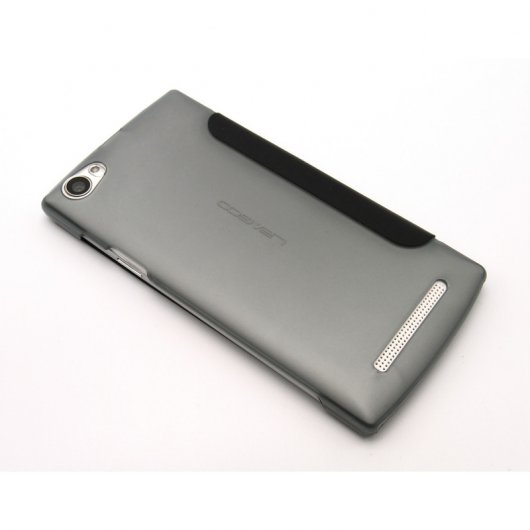 Leagoo Funda Flip Cover Negra para Lead 7