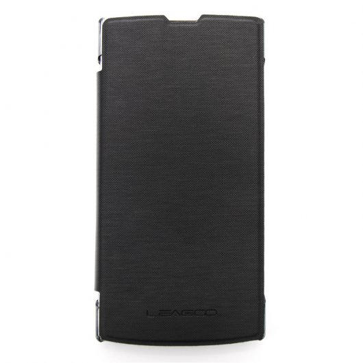 Leagoo Funda Flip Cover Negra para Lead 7