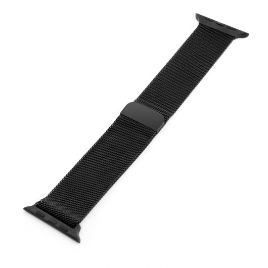 Correa Malla Metal Negra para Apple Watch 42mm