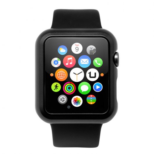 Protector Rígido Negro para Apple Watch