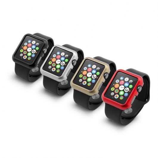 Protector Rígido Negro para Apple Watch