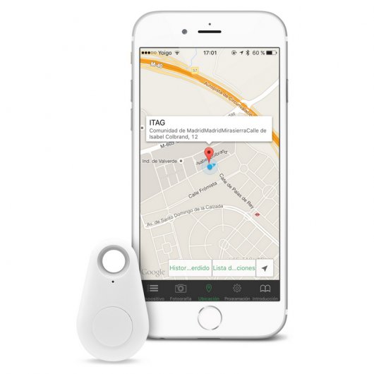 Unotec Llavero Bluetooth Multifunción Blanco