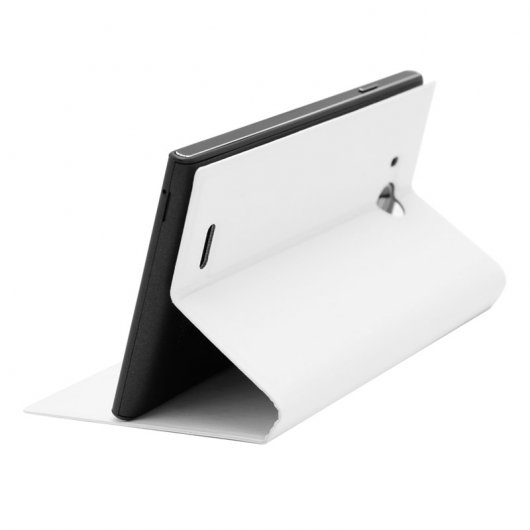 Funda View Cover Blanca para Leagoo Lead 5