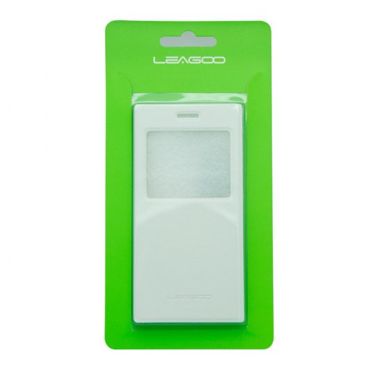 Funda View Cover Blanca para Leagoo Lead 5