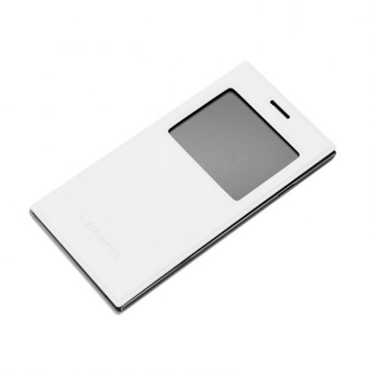 Funda View Cover Blanca para Leagoo Lead 5