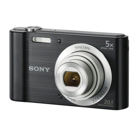Sony W800 20MP Cámara Digital Compacta Negra