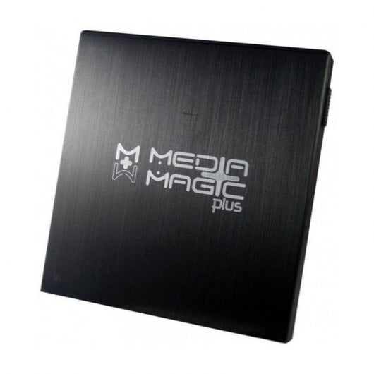 Media Magic Caja Externa DVD USB Aluminio Negro
