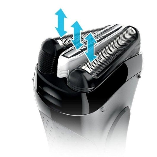 Elektrorasierer Braun Series 3 3040s Kabellos 50min Nass- und Trockenrasur 3 Klingen Schnellladung