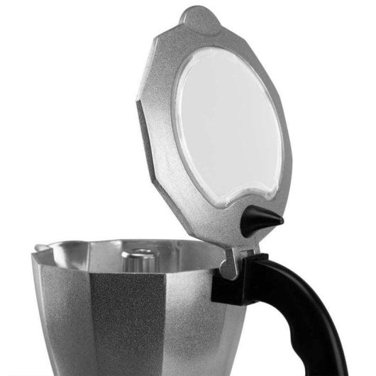Caffettiera moka elettrica Orbegozo KFE 660 480W acciaio inox