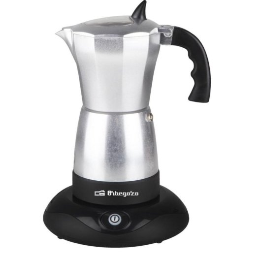 Caffettiera moka elettrica Orbegozo KFE 660 480W acciaio inox
