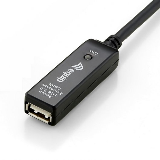 Equip Cable Extensor USB Hembra/Macho 2.0 15M Negro