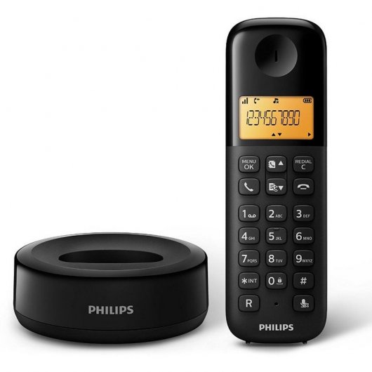 Philips D1301B/23 Teléfono Inalámbrico DECT