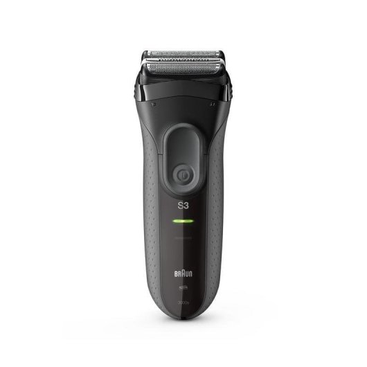 Rasoir pour Visage Braun Series 3 3000s Sans Fil 45min Résistant à l'Eau 3 Grilles Charge Rapide