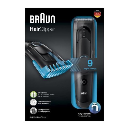 Braun HC5010 Cortapelo Negro