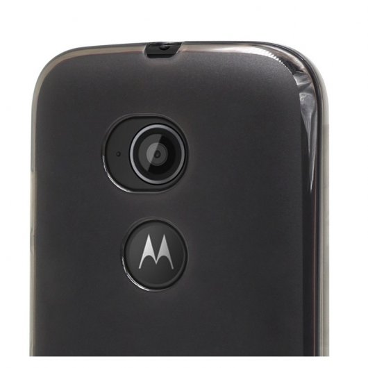 Muvit Funda Minigel Negra para Motorola Moto E 4G