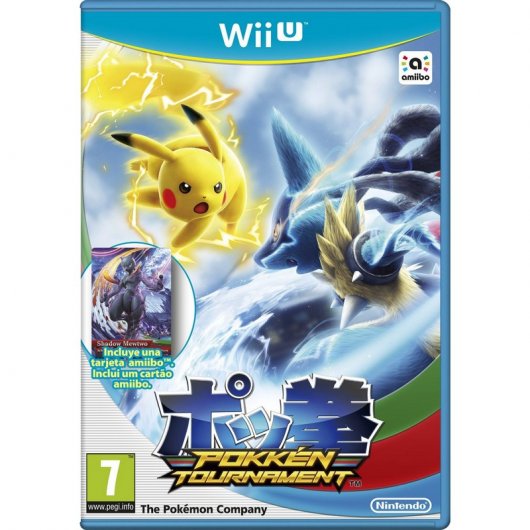 Pokken Tournament + Tarjeta Amiibo MewTwo Oscuro Wii U