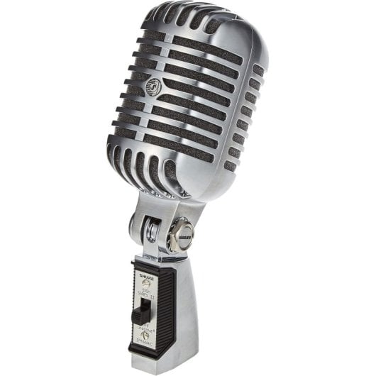 Shure 55SH XLR Dynamisches Supernieren-Profi-Kabelmikrofon, Grau
