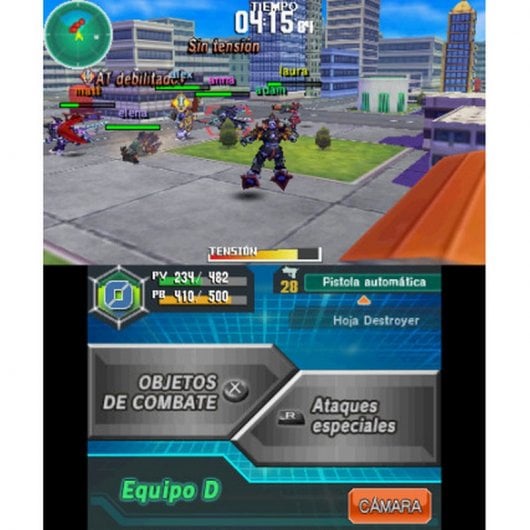 Expérience des petits combattants 3DS