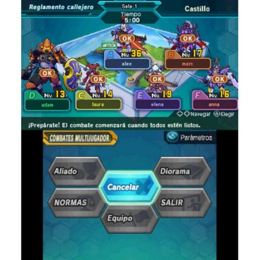 Expérience des petits combattants 3DS