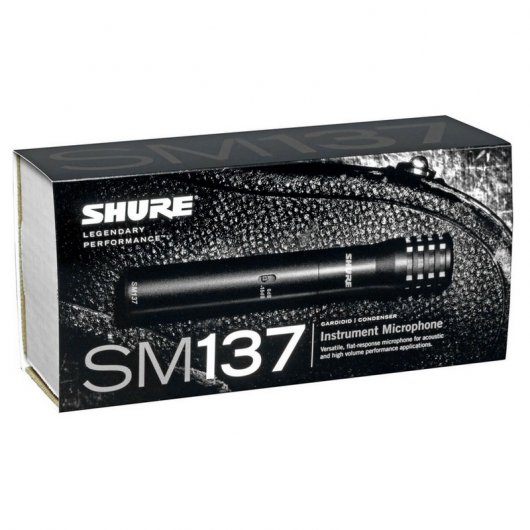 Shure SM137 Micrófono Condensador Cardioide | PcComponentes.com