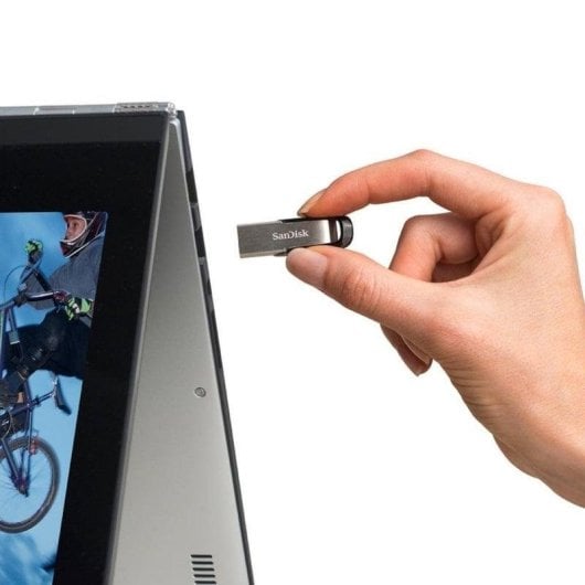 Unità flash USB Sandisk Ultra Flair 128GB USB 3.2 Gen 1 capless, 150 MB/s, password