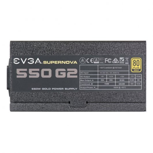EVGA Supernova G2 550W 80 Plus Gold Modular