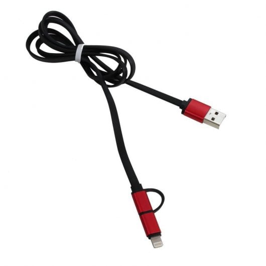 Owlotech Cable Conversor USB/Micro USB/Lightning