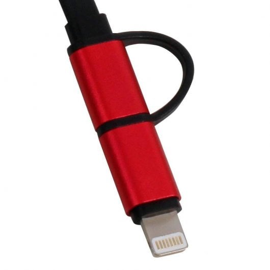 Owlotech Cable Conversor USB/Micro USB/Lightning