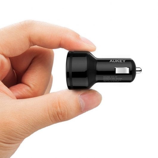 Aukey CC-T7 Quick Charge 3.0 Cargador de Coche Dual USB