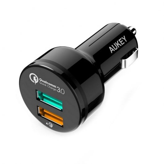 Aukey CC-T7 Quick Charge 3.0 Cargador de Coche Dual USB