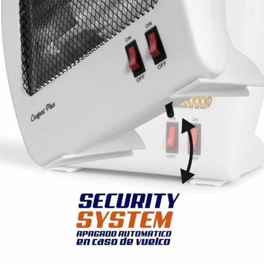 Estufa Elétrico de Quartzo Orbegozo BP 5000 800W com Segurança Antitombo