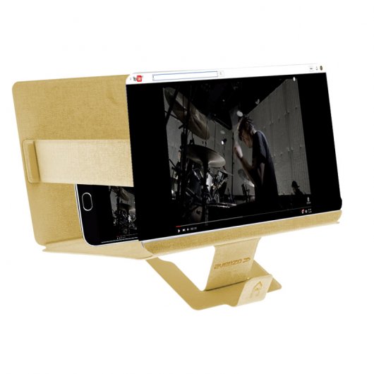 Ampliador de Pantalla 3D 8.3" Dorado