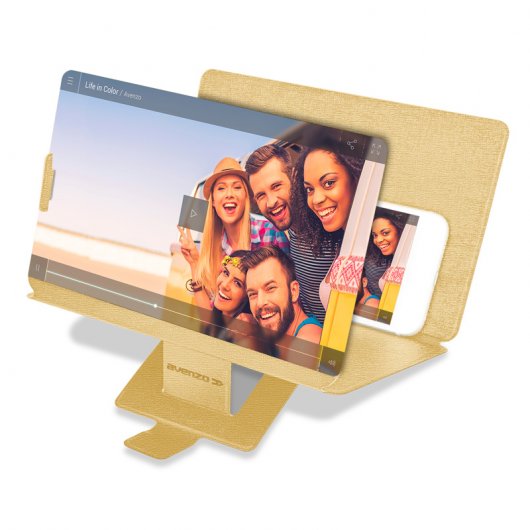 Ampliador de Pantalla 3D 8.3" Dorado