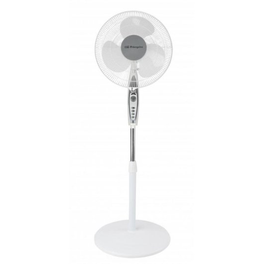 Ventoinha de Pé Orbegozo SF 0147 50W 40cm 3 Velocidades Cabeça Oscilante Altura Regulável