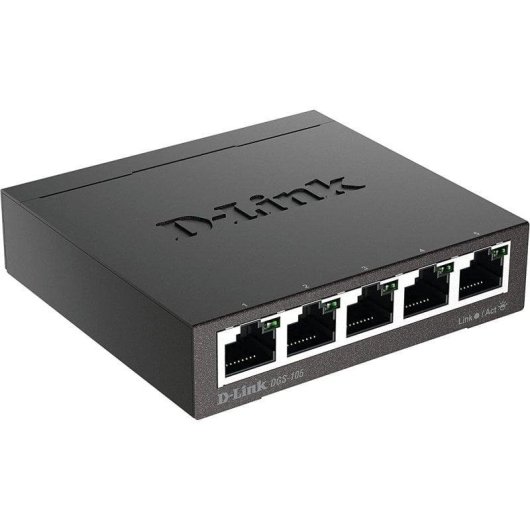 D-Link DGS-105 Switch 5 Puertos 10/100/1000Mbps