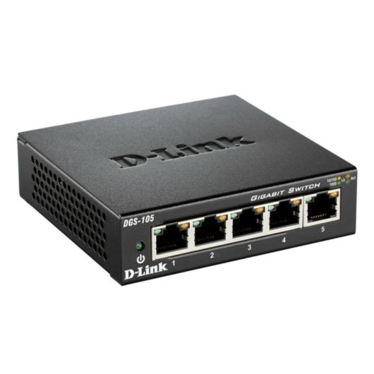 D-Link DGS-105 Switch 5 Puertos 10/100/1000Mbps