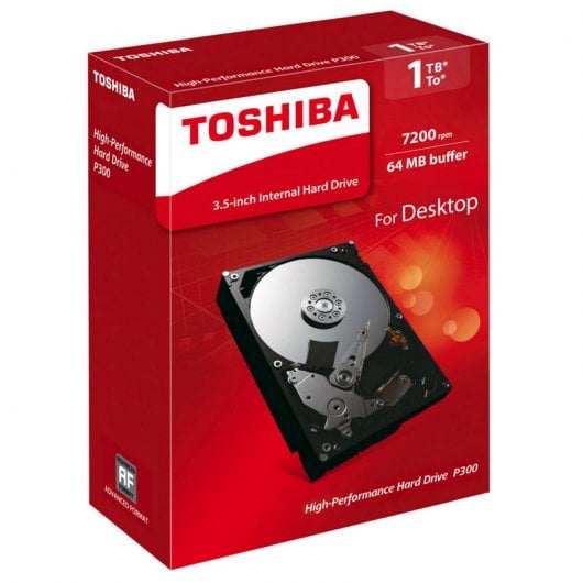 Toshiba P300 1TB 7200rpm 3.5" Serial ATA III