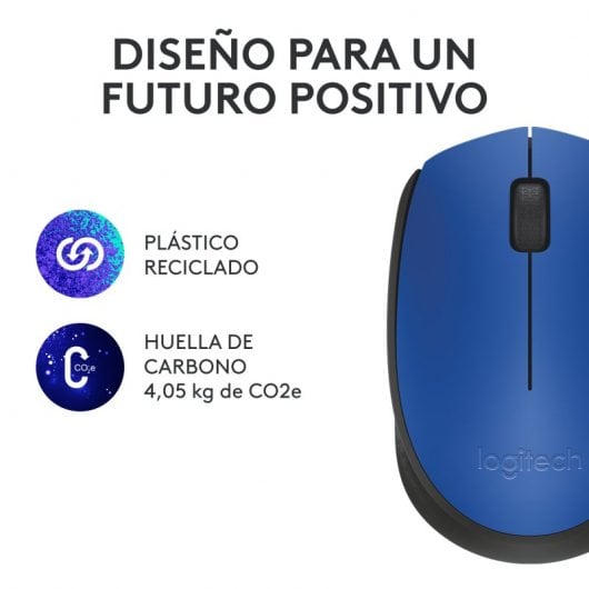 Souris sans fil Logitech M171 Bleu