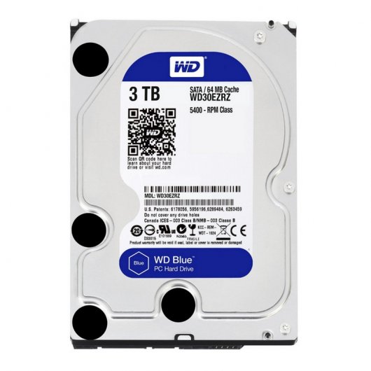 WD Blue 3TB 3.5" SATA 3 Refurbished