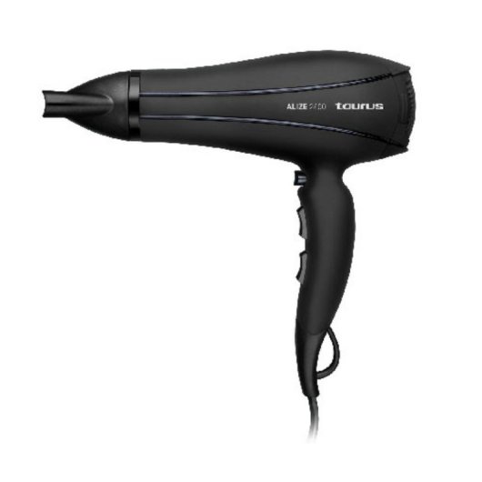 Secador de Cabelo com Difusor Taurus Alize 2400 2400W 3 Temperaturas 2 Velocidades com Acessórios Preto