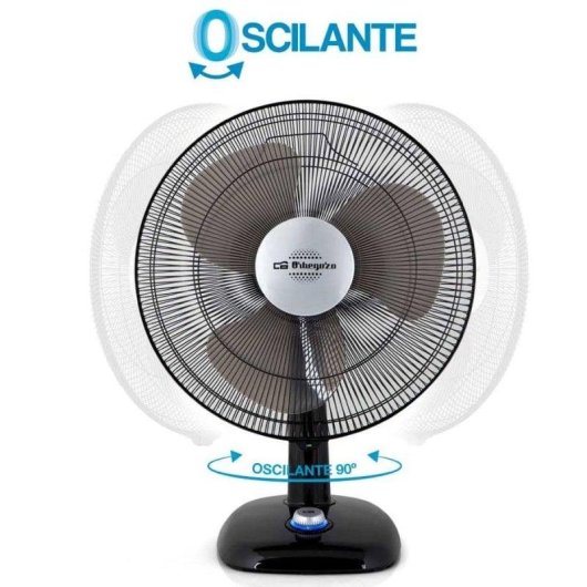 Orbegozo TF 0124 Ventilador Sobremesa 23cm 25W